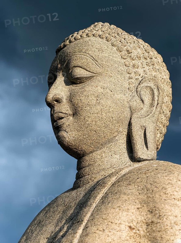 Buddha statue at Ruwanwelisaya or Ruwanweli Maha Seya Stupa