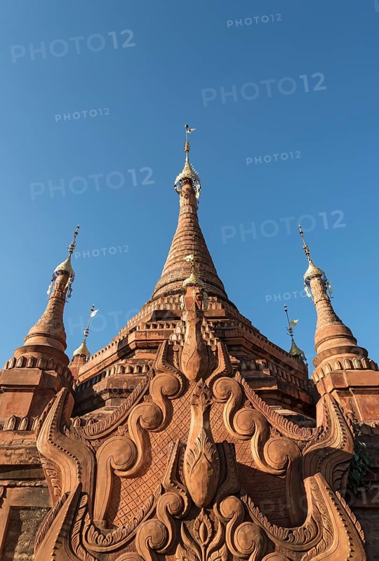 Restored stupa in Sankar