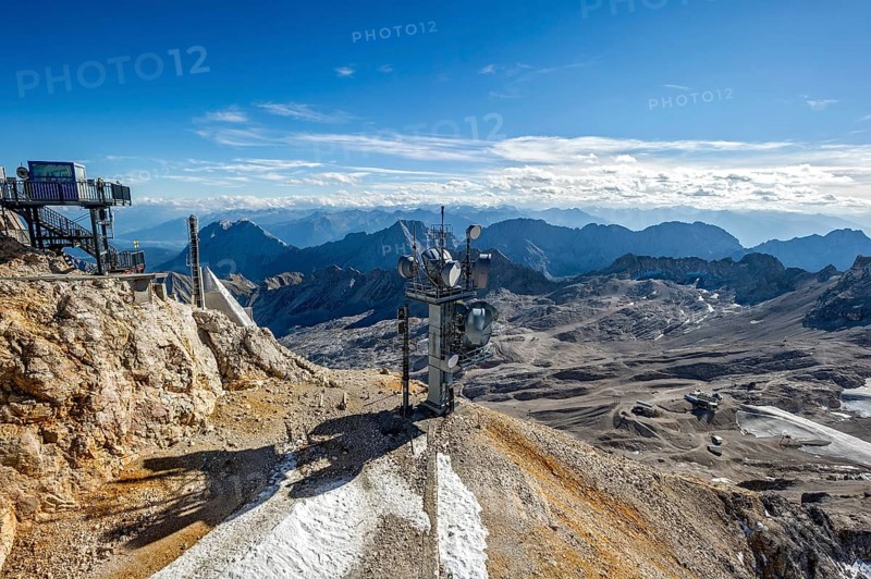 Telekom Austria transmitter at Zugspitze summit