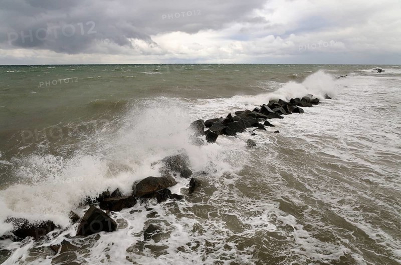 Breakwater on Wustrow beach