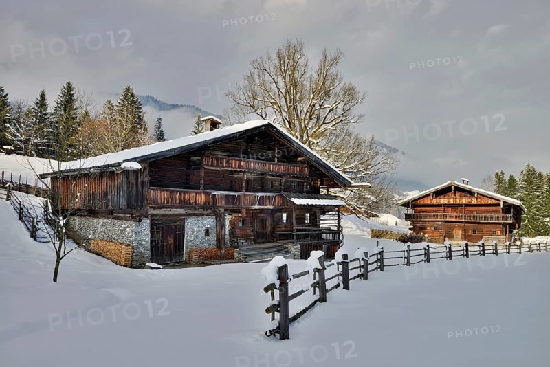 Farms in winter