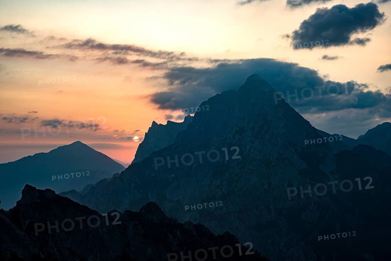 Sunrise in the mountains