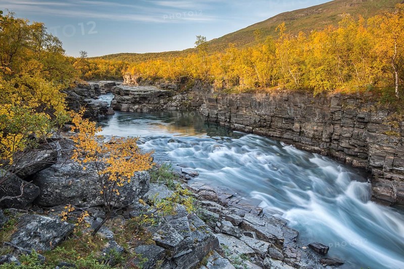 Autumnal Abisko canyon