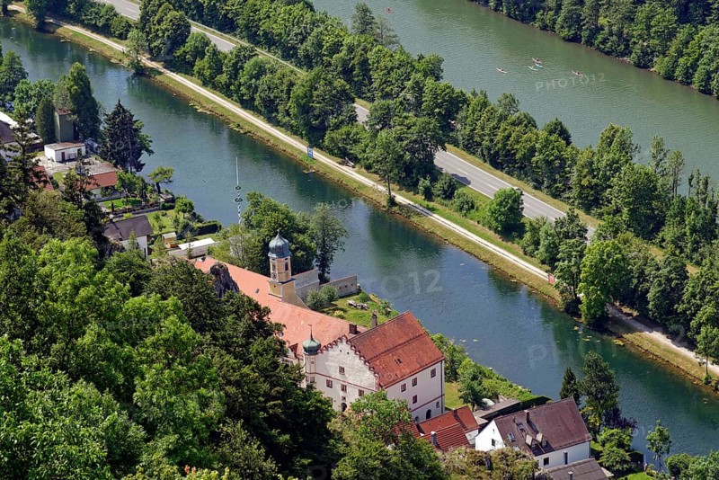 View of Essing and Rhine-Main-Danube Canal