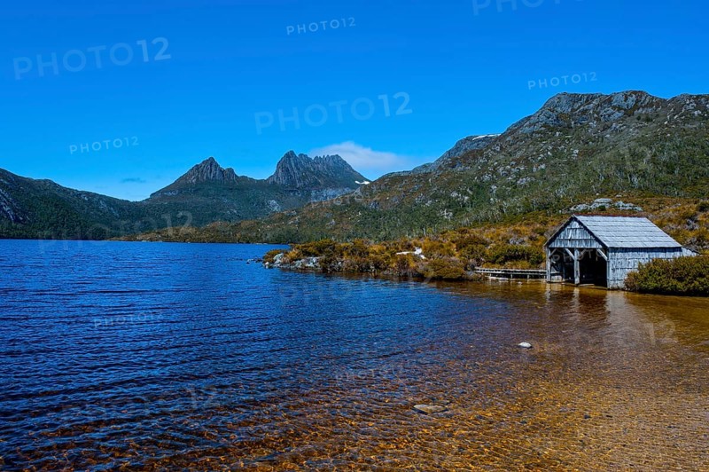 Old boat house at Dove Lake