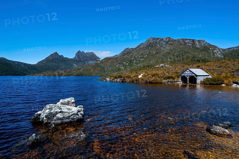 Old boat house at Dove Lake