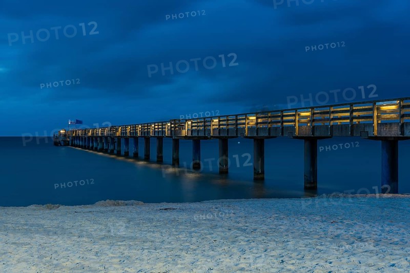 Pier in the evening