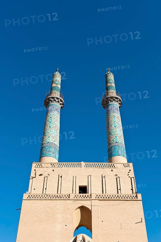 Masjid-i Jami mosque twin minarets