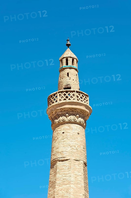 Old brick minaret