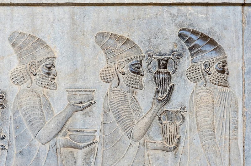 Ancient relief of the Achaemenids
