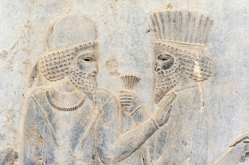 Ancient relief of the Achaemenids