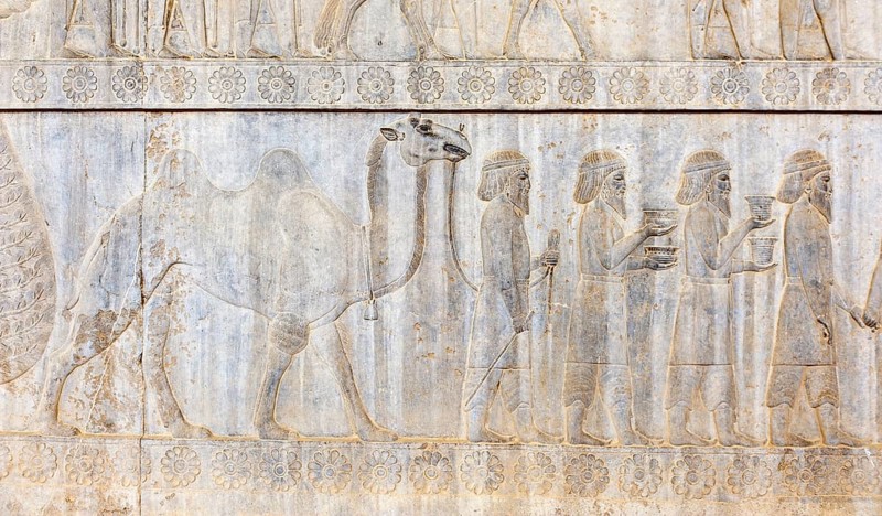 Ancient relief of the Achaemenids