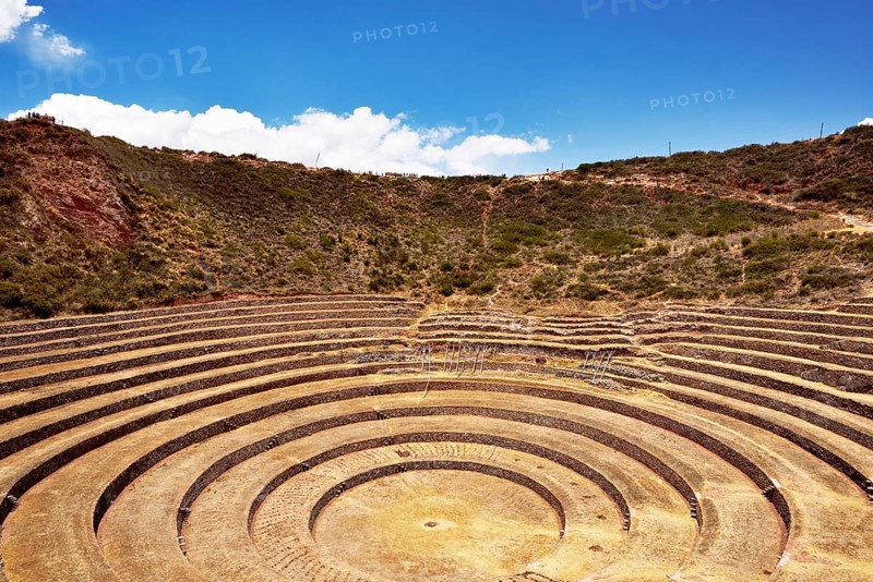 Inca terraces in the Sacred Valley