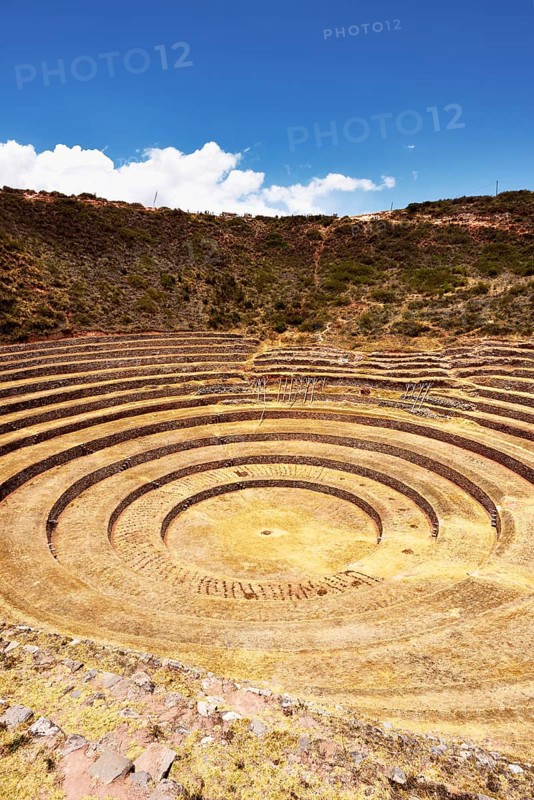 Inca terraces in the Sacred Valley