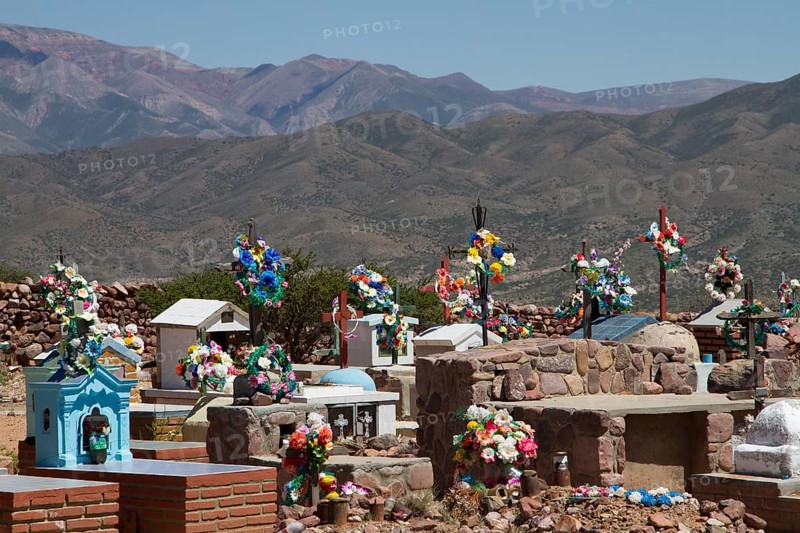 Cemetery in Hornillos in Maimara