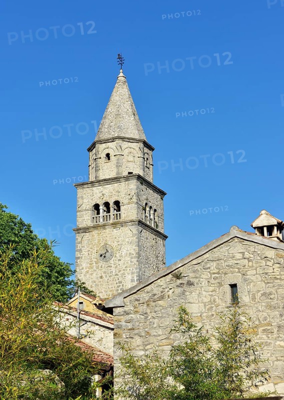 Brick bell tower from the 13th century