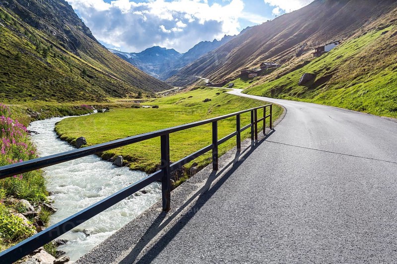 Otztal glacial road