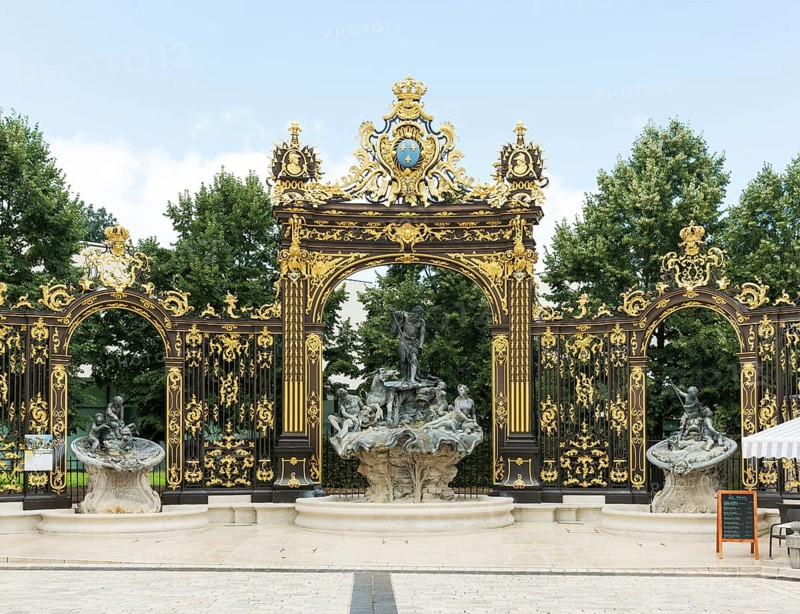 Amphitrite fountain on Place Stanislas square