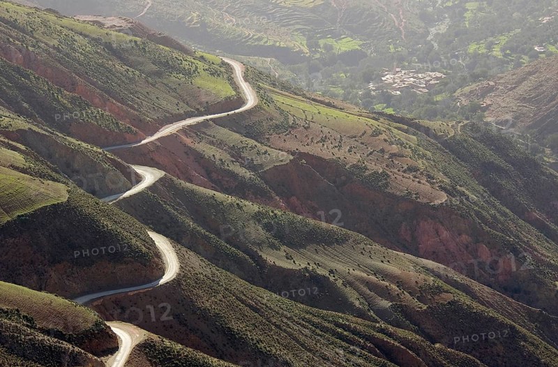 The Tizi-n-Test mountain pass cuts right through the High Atlas mountains being the most direct route from Marrakesh to Taroudant