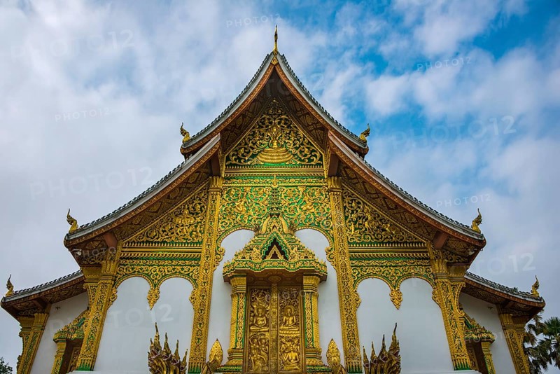 Buddhist temple Haw Pha Bang at the Royal Palace