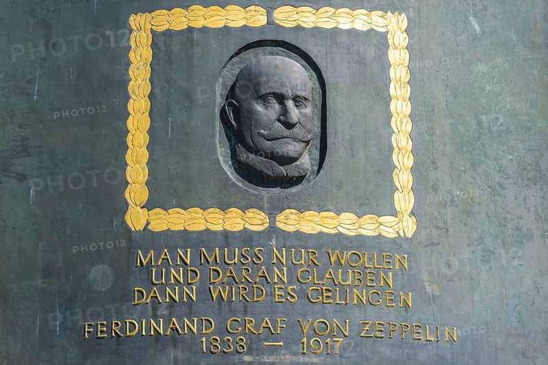 Zeppelin monument in the city park