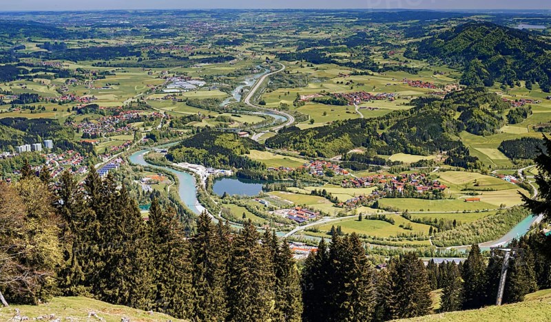 View from Mittagberg mountain