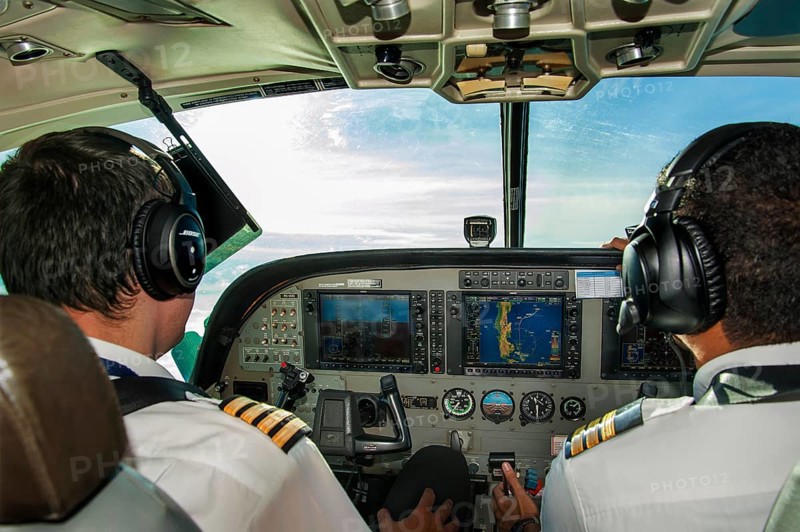 Cessna 208-B cockpit