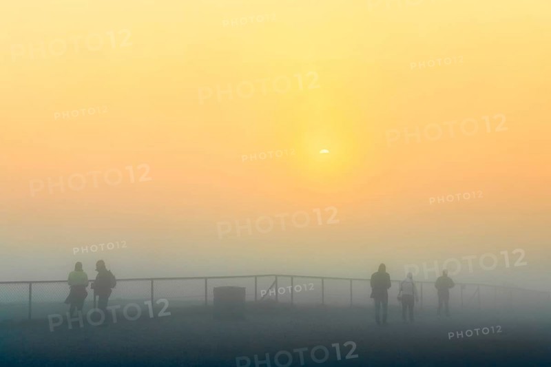 Visitors on the North Cape platform