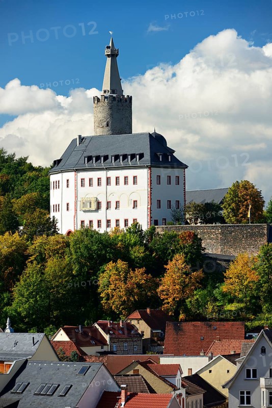 Osterburg castle and historic centre of Weida
