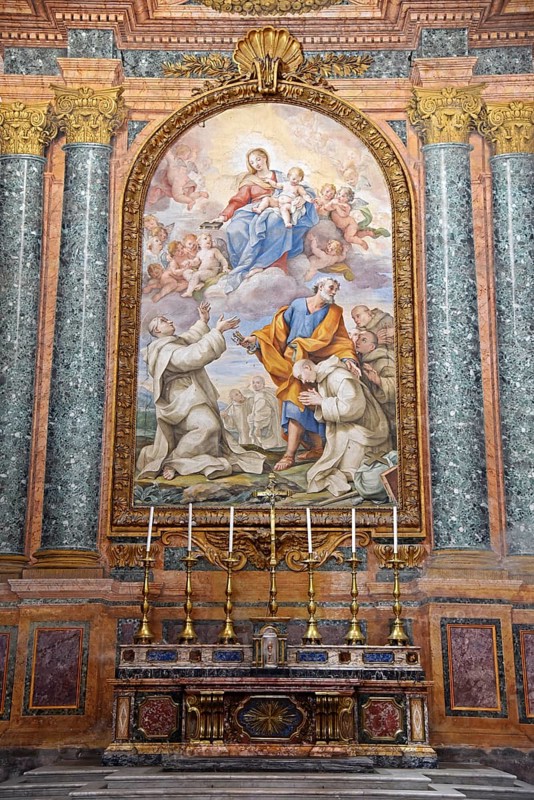 Altar in the Basilica di Santa Maria degli Angeli e dei Martiri