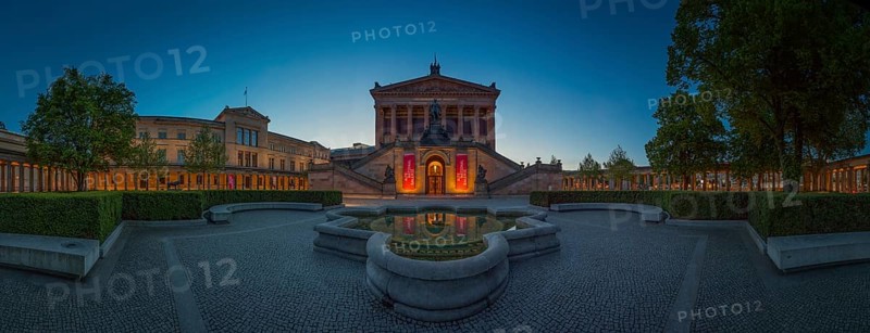 Panorama of the Alte Nationalgalerie on Museum Island