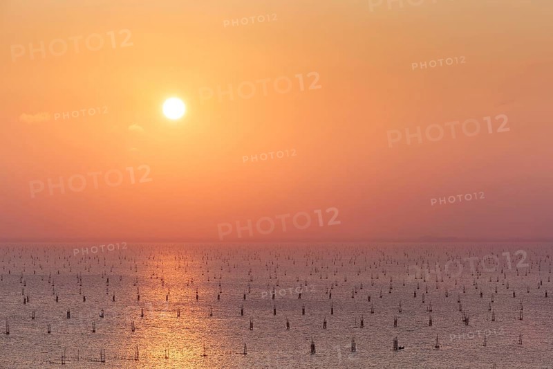 Sunset over Songkhla Lake