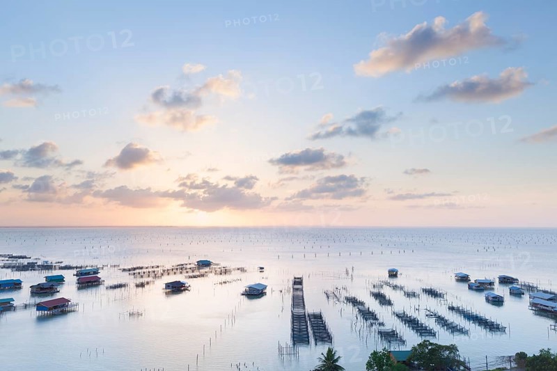 Sunset over Songkhla Lake