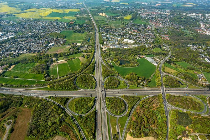 Motorway or highway intersection Holden