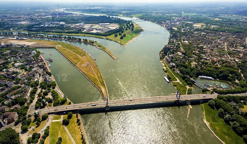 Ruhr estuary and Rhine