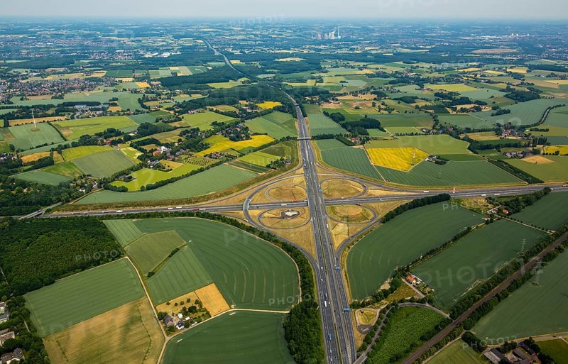 Kamener Kreuz motorway intersection A2 and A1