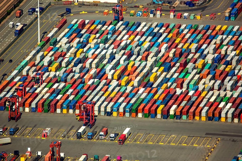 Container port Hamburg