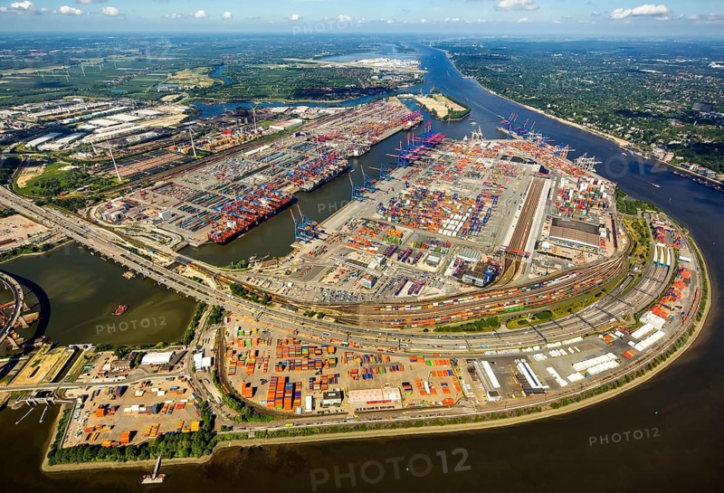 Container port Hamburg