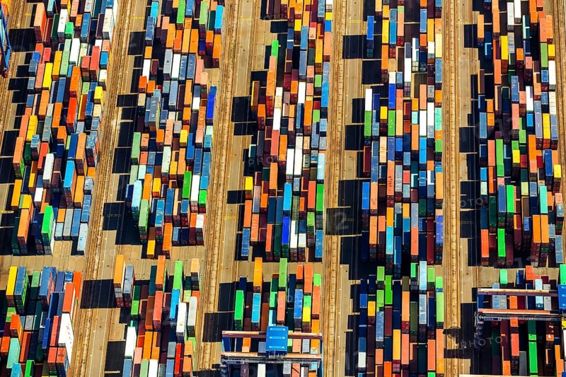 Container port Hamburg