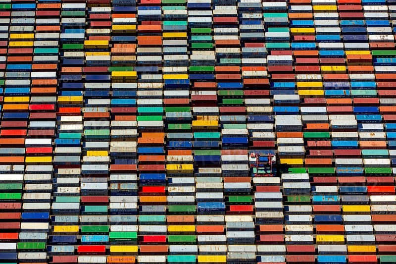 Container port Hamburg