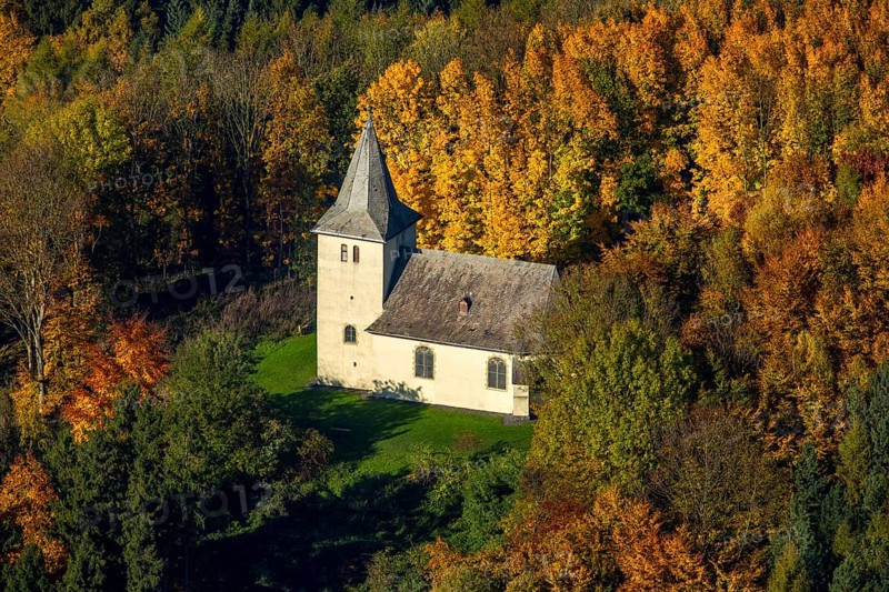 Chapel on Furstenberg in the deciduous forest