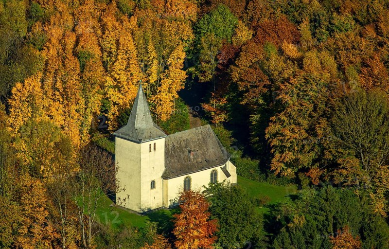 Chapel on Furstenberg in the deciduous forest