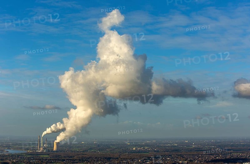 Kraftwerk Voerde coal power plant on the Rhine