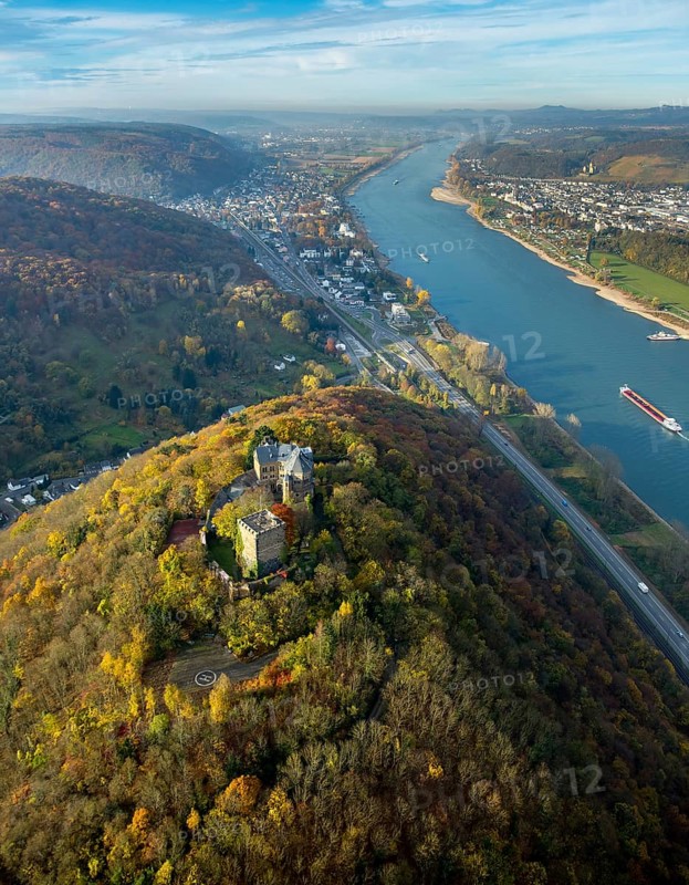 Burg Rheineck in the Rhine Valley