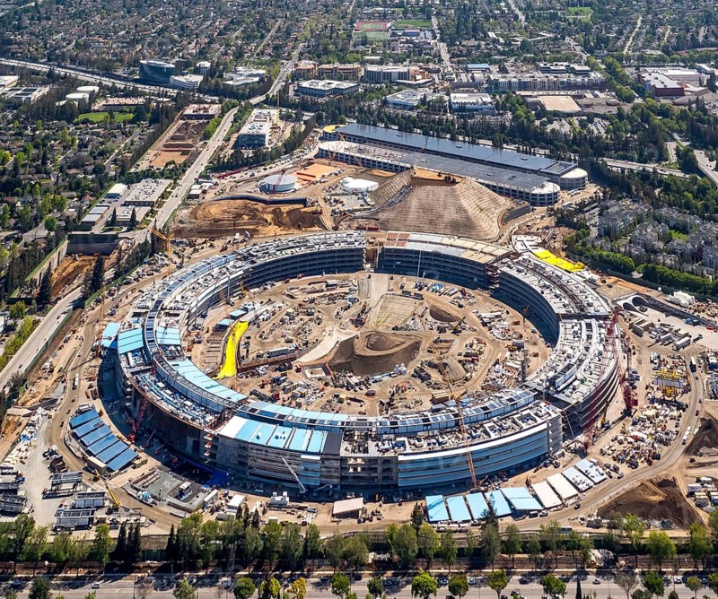 Huge construction site