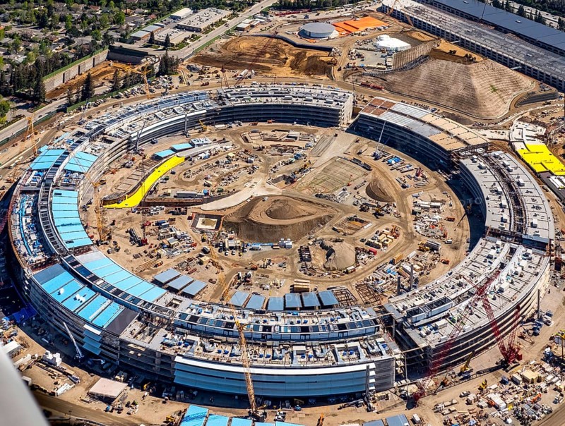 Huge construction site