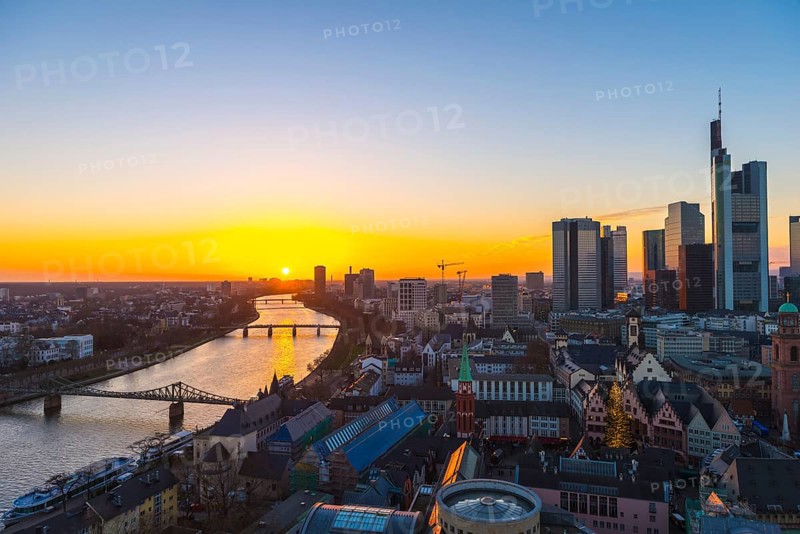 Sunset over the skyline
