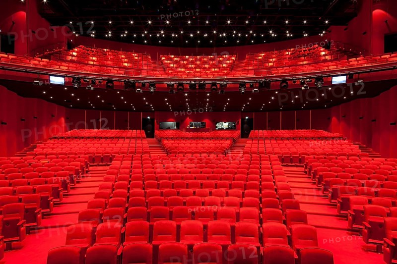 Auditorium floor and rank