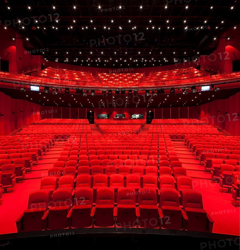 Auditorium floor and rank