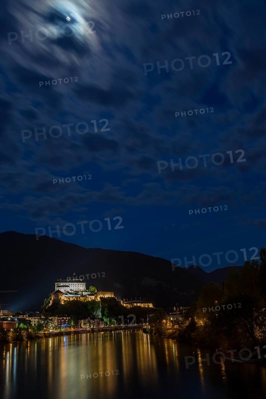 Kufstein Fortress at night